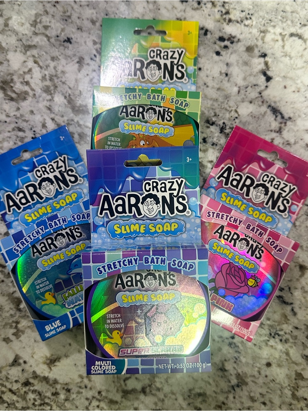 🫧✨ Crazy Aaron’s Slime Soap Bundle — 4 Pack! ✨🫧